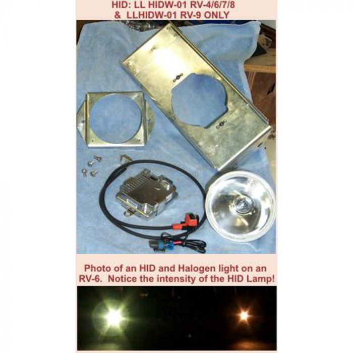 50W HID Landing Light Kit - RV 9/9A